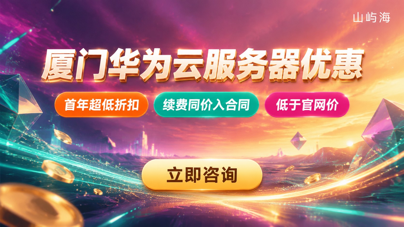 厦门华为云服务器优惠:活动价格与续费规则