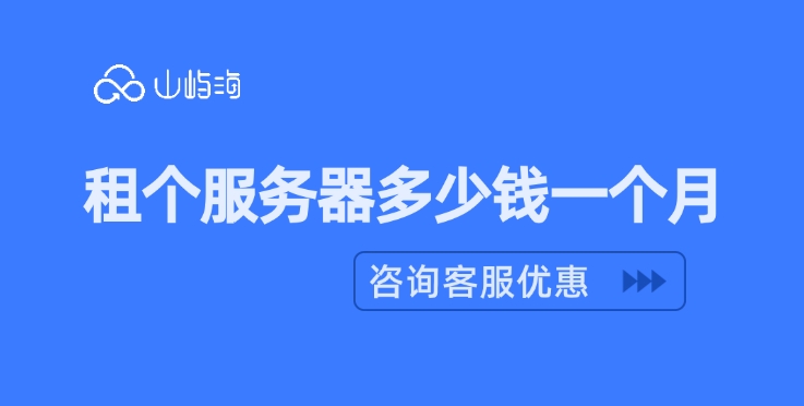 租个服务器多少钱一个月