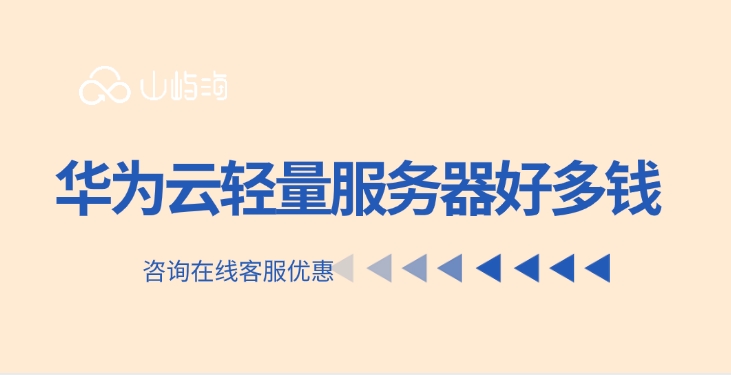 轻量级云服务器租用:华为云轻量服务器好多钱